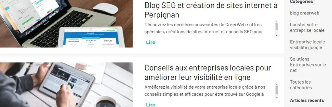Blog creerweb